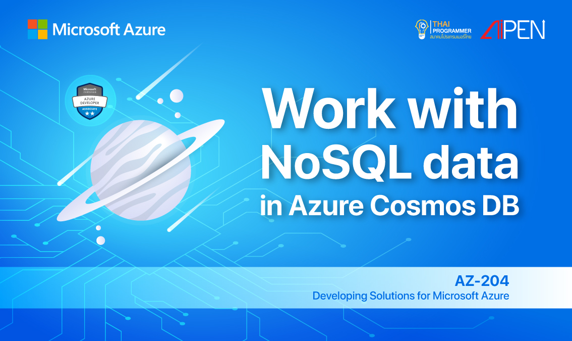 Microsoft Azure: Work with NoSQL data in Azure Cosmos DB AZ-LEARN-9